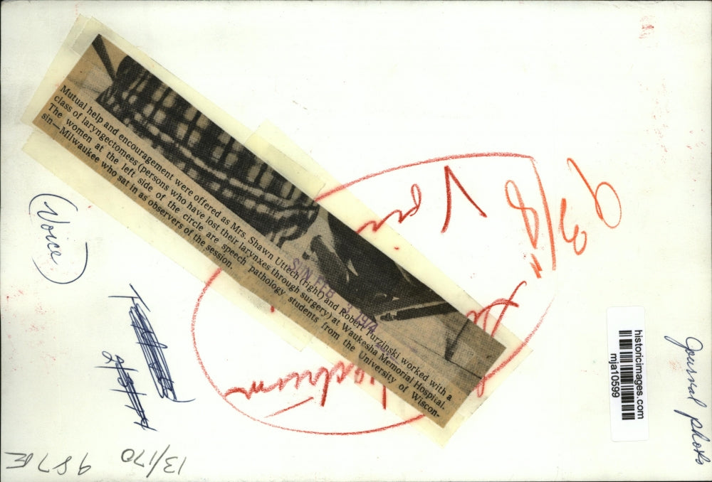 1974 Press Photo Mrs. Shawn Uttech, Robert Purzinski, Univ. Wisconsin Students