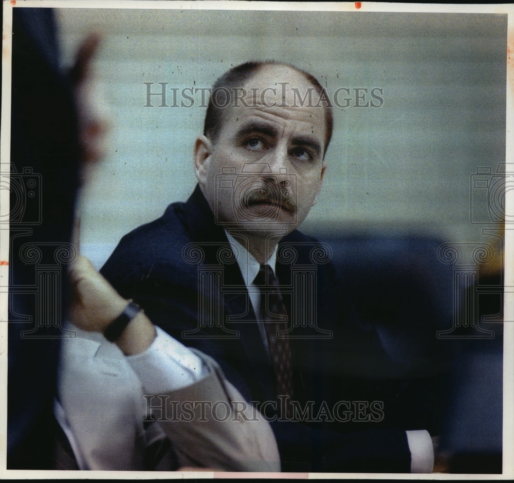 1993 Press Photo Jesse Anderson is shown during his 1992 trial for the murder- Historic Images