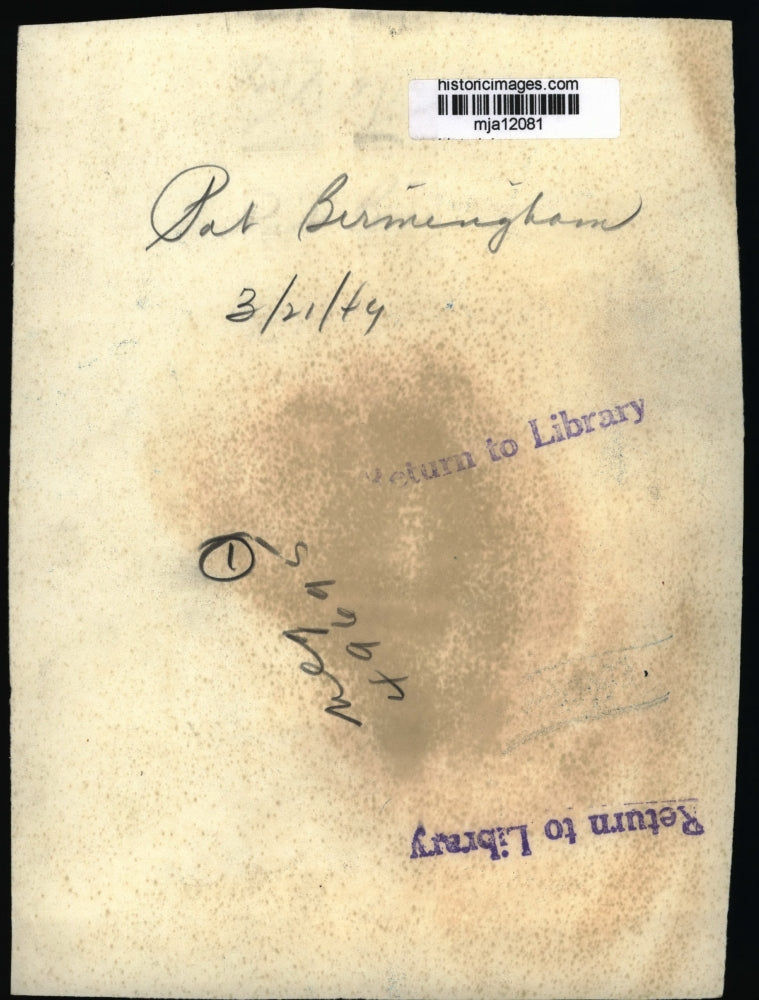 1949 Press Photo Pat Burningham - mja12081