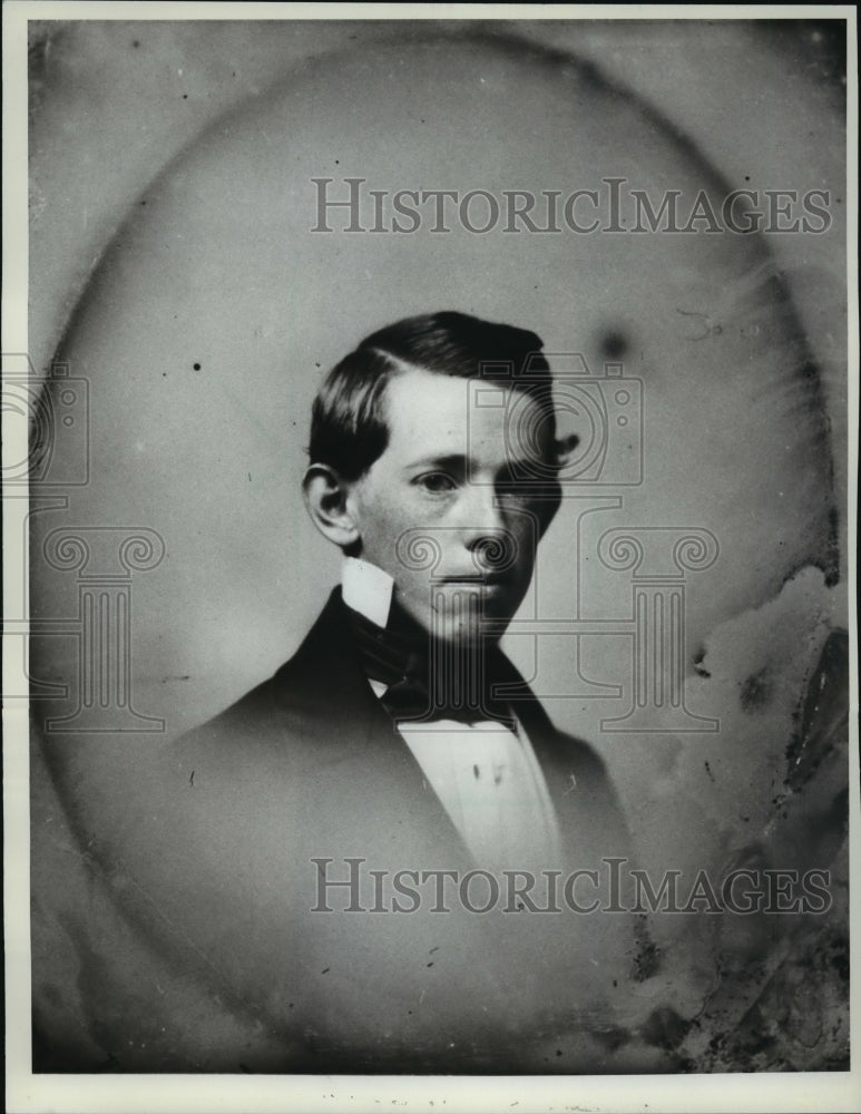 1982 Press Photo Horatio Alger is seen here in a historical photo from 1852- Historic Images