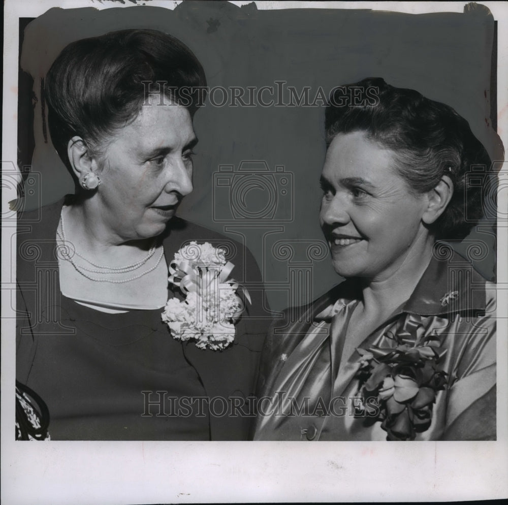 1955 Press Photo Mrs Eugenie Anderson, former ambassador to Denmark - mja12686