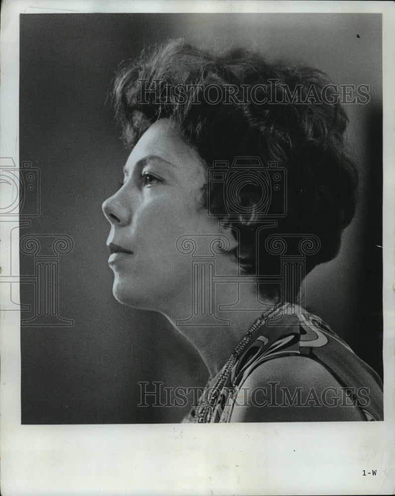 1972 Press Photo English mezzo-soprano Janet Baker will sing at the PAC - Historic Images