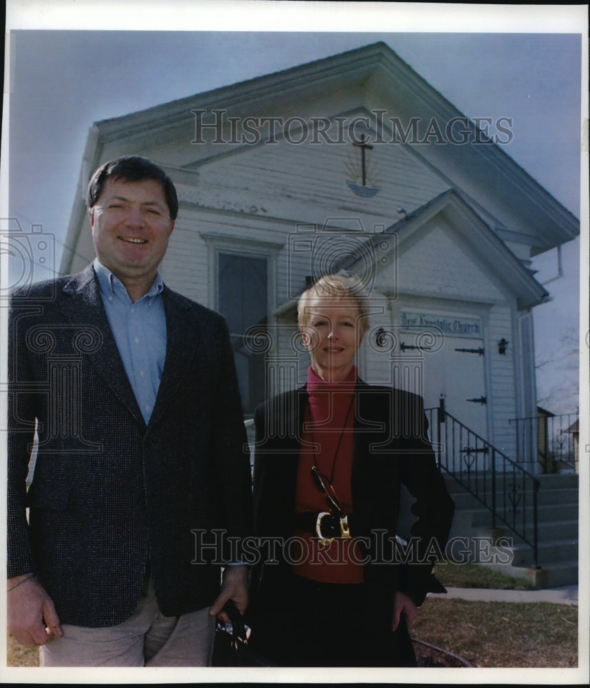 1994 Press Photo Advertising executives Lloyd and Carolyn Bishop- Historic Images