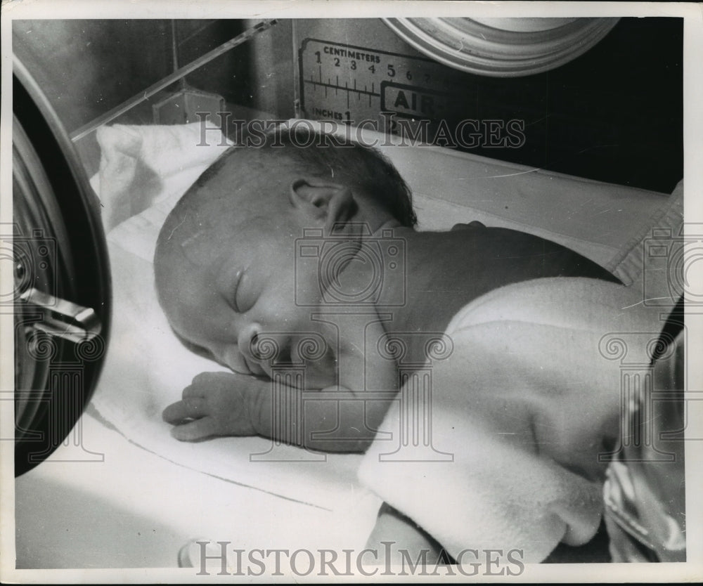 1957 Press Photo Linda Marie Winchester, daughter of Mr. and Mrs. Wichester- Historic Images