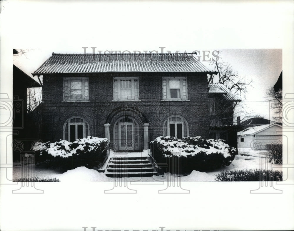  Press Photo Frank Balistrieri&#39;s home at 3043 N Shepard- Historic Images