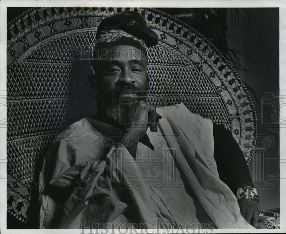 1978 Press Photo JW Walker- Chief Au-wo-day-koohn - mja13041