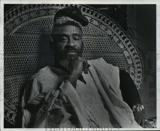 1978 Press Photo JW Walker- Chief Au-wo-day-koohn - mja13041