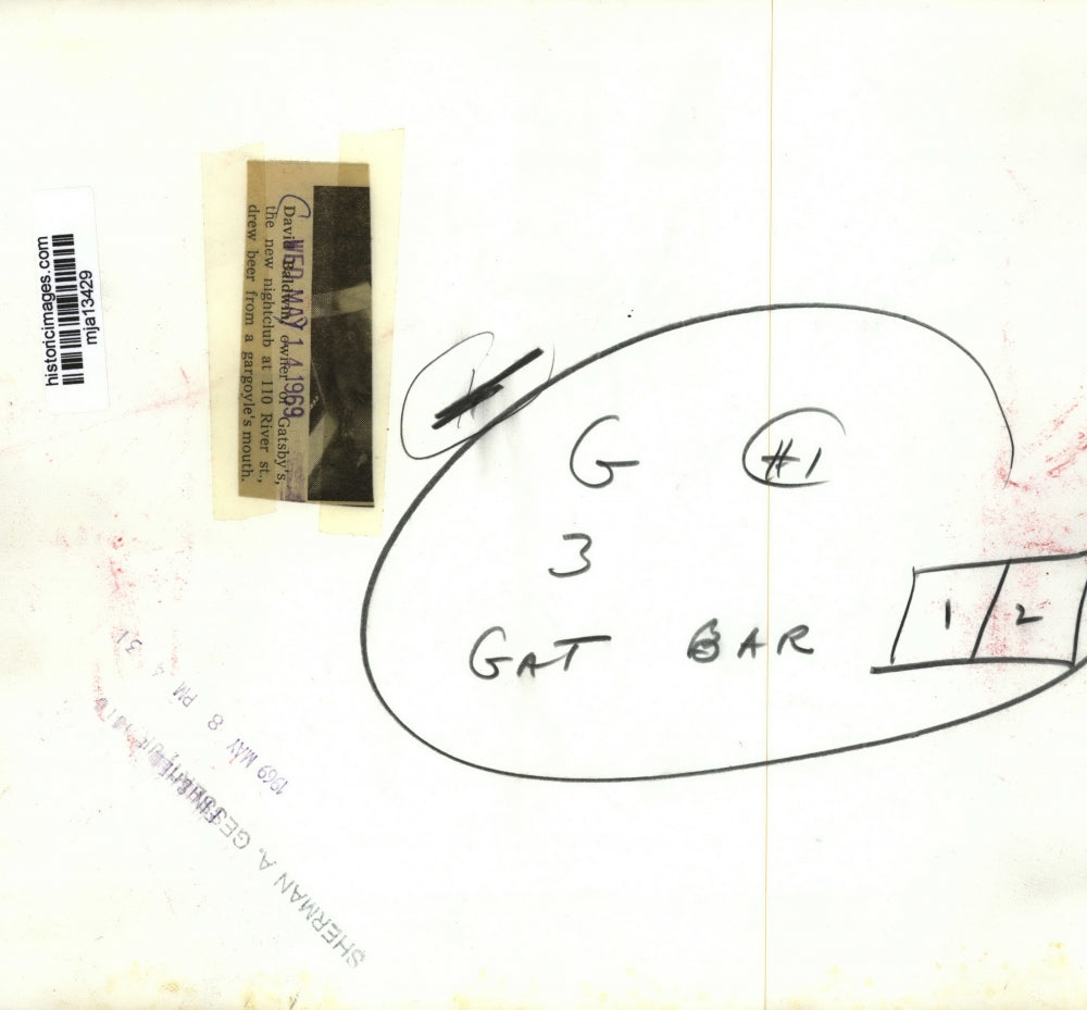 1969 Press Photo David Baldwin, owner of Gatsby's, the new nightclub