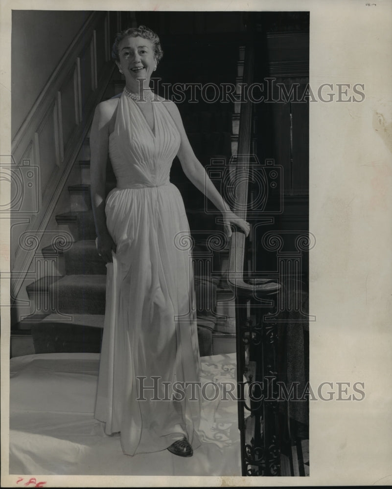 1957 Press Photo Mrs. T. Wyatt Norris- Historic Images