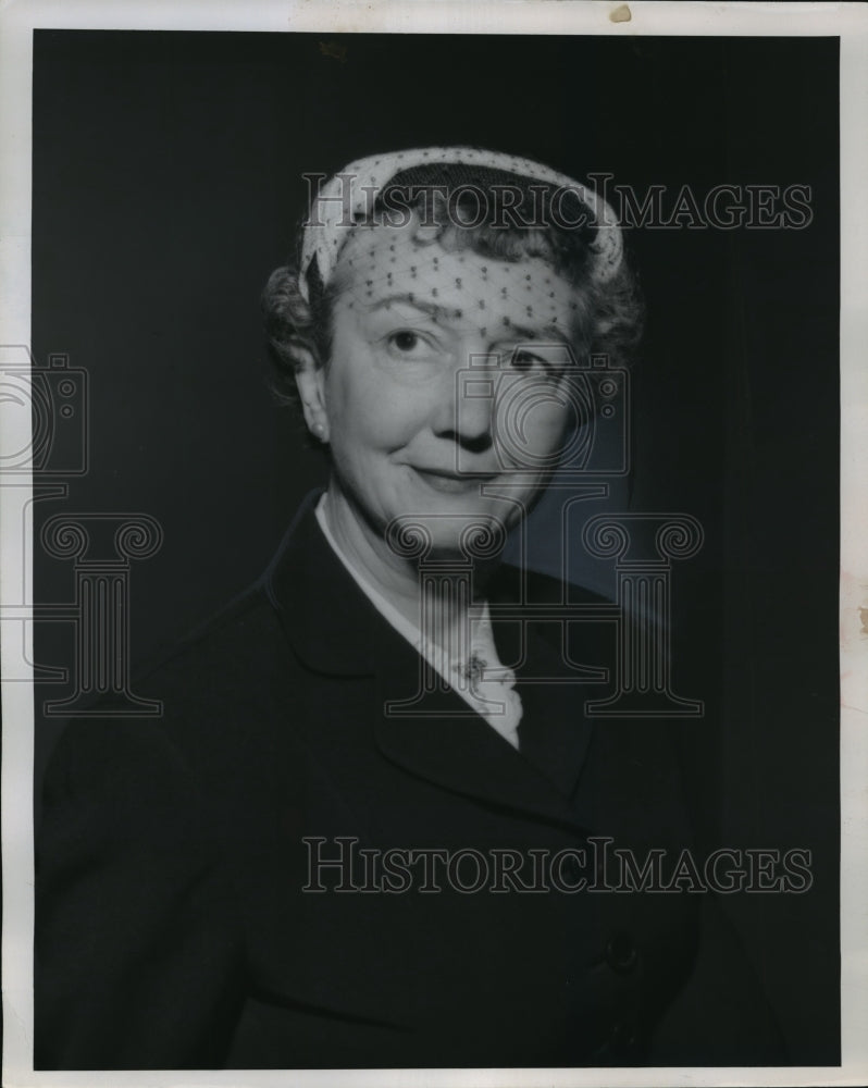 1955 Press Photo Mrs. Norris- Historic Images