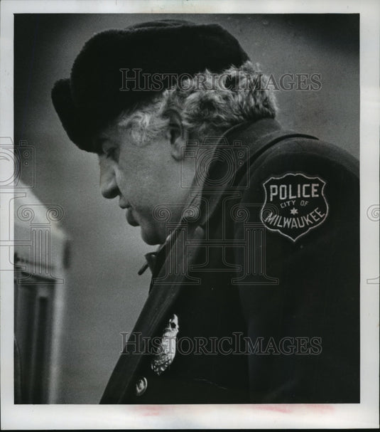 1974 Press Photo Patrolman Jack Anthony of the Milwaukee Police - mja14079