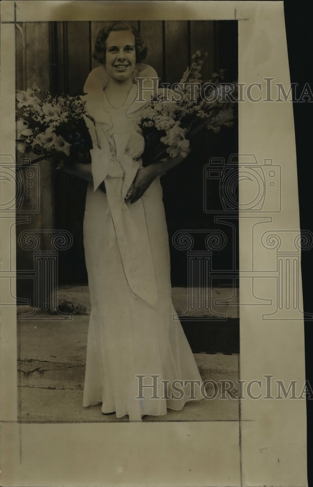 1935 Press Photo Mary Prinz, now Mrs. Edward J. Jaynes- Historic Images