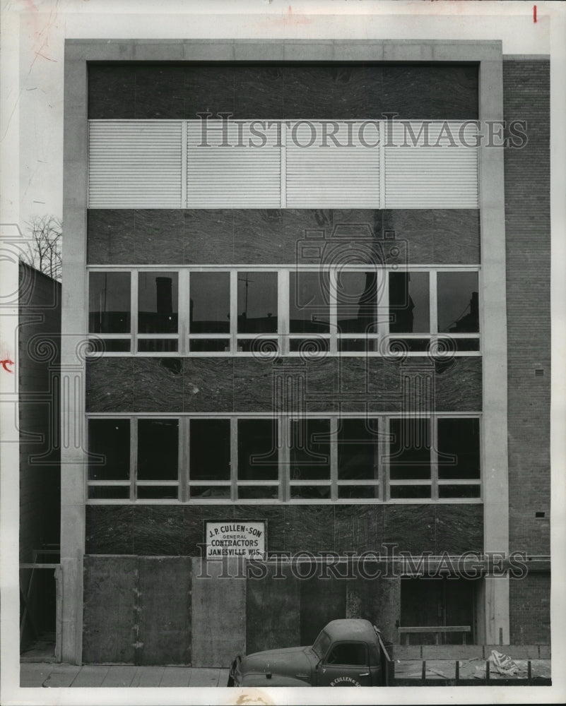 1958 Press Photo The JP Cullen & Son Construction Co office in Janesville