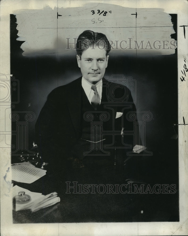 1936 Press Photo Phillip F. La Follette, governor- Historic Images