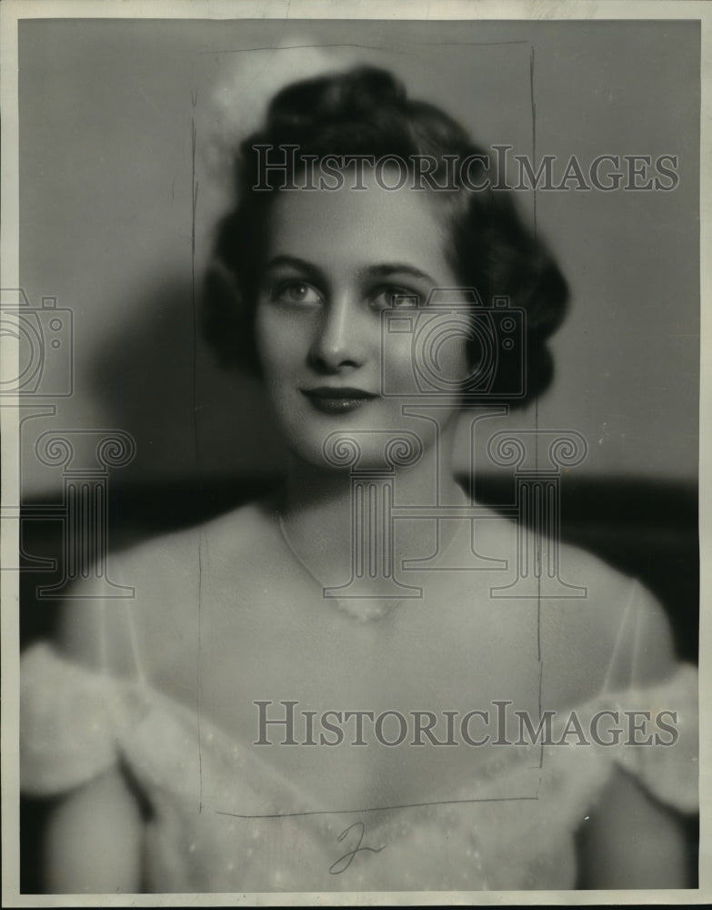 1942 Press Photo Miss Alathena Smith, now Mrs. Frederick Charles Kasten Jr.