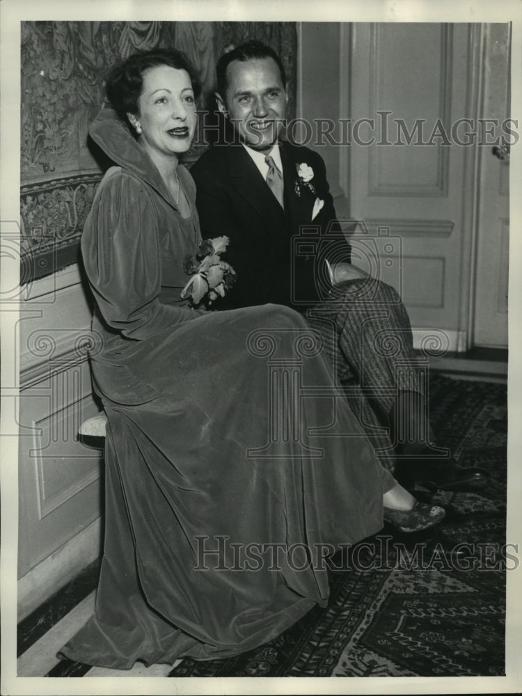 1932 Press Photo Mr &amp; Mrs Walter Kohler Jr- Historic Images