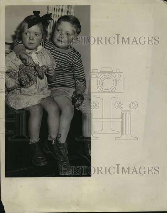 1931 Press Photo Bob III and Judith La Follette at Mary Uration - mja15036