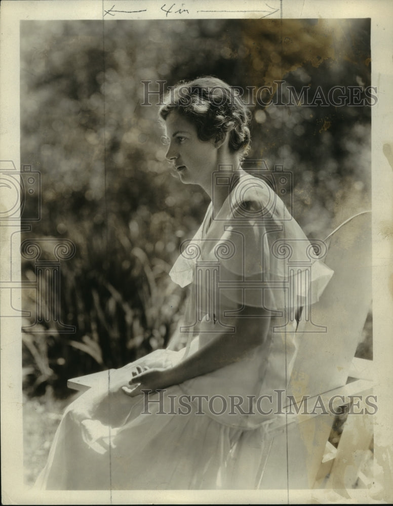 1930 Press Photo Miss Lansing McKee, daughter of the Paul R McKee&#39;s Oconomowoc- Historic Images