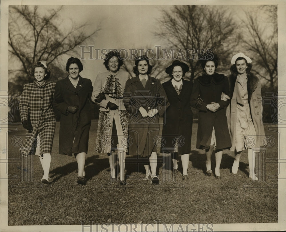 1942 Press Photo Mrs James Russell Duncan, Katherine Schoellkof - mja15196- Historic Images