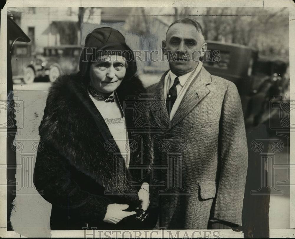 1935 Press Photo Gov. and Mrs. Walter J. Kohler - mja15201- Historic Images