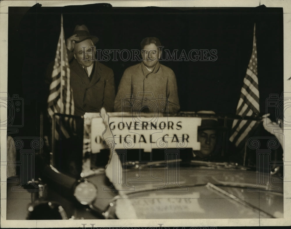 1931 Press Photo Governor La Follette and Mayor Charles Lutovsky- Historic Images