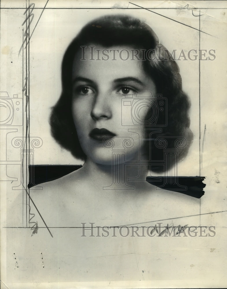 1939 Press Photo Katherine Hamilton engaged to De Witt Wheeler Buchanan Jr.