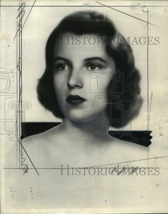 1939 Press Photo Katherine Hamilton engaged to De Witt Wheeler Buchanan Jr.