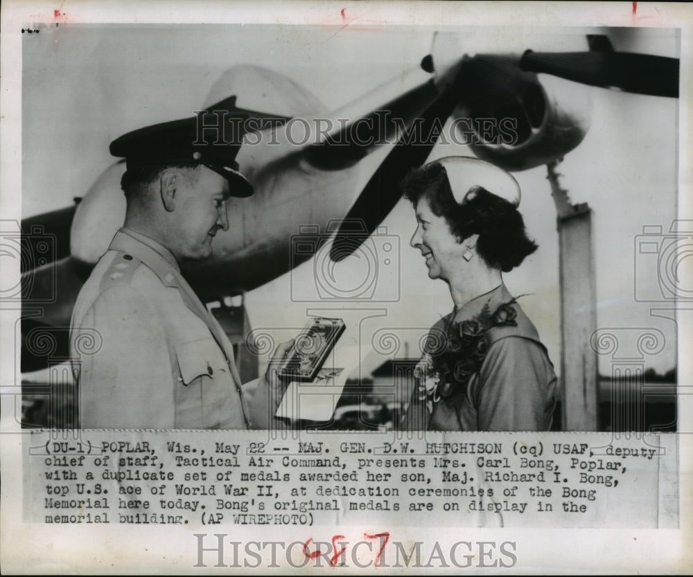 1970 Press Photo Maj Gen DW Hutchison, USAF, deputy Chief of Staff, Tactical Air