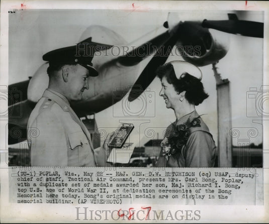 1970 Press Photo Maj Gen DW Hutchison, USAF, deputy Chief of Staff, Tactical Air