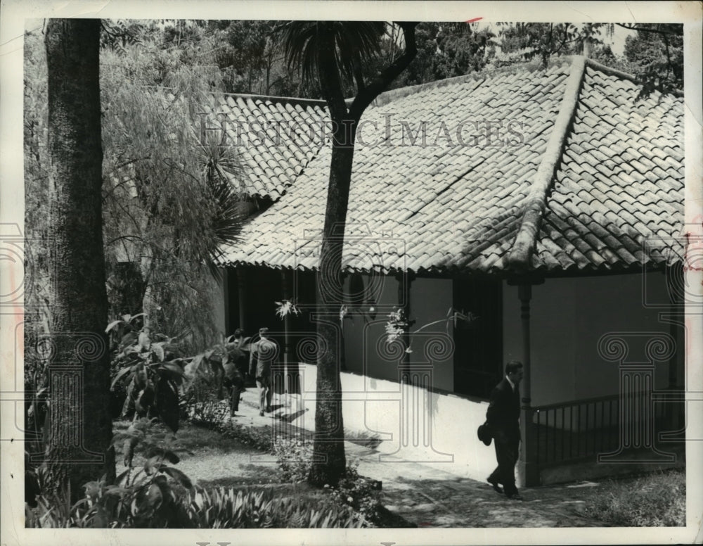 1957 Press Photo Bolivar's home in Latin America - mja16622