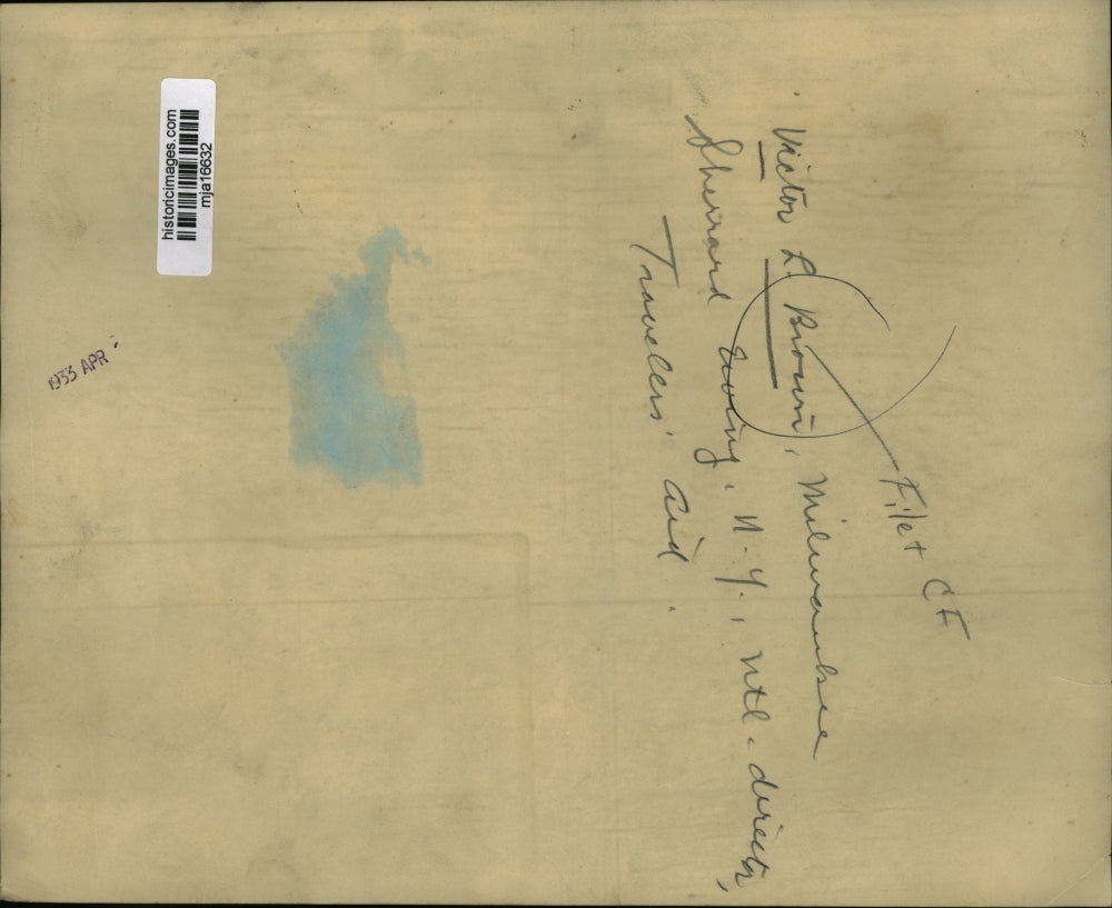 1933 Press Photo Victor L. Brown and Sherrard Erving - mja16632