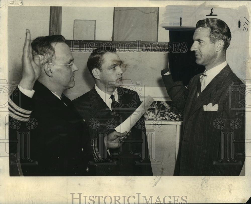 1943 Press Photo George B Downing, Chairman advance gifts for USO campaign- Historic Images