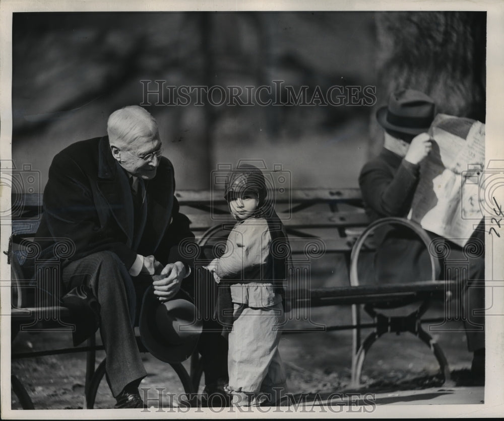 1950 Press Photo Bernard M Baruch Honored by Hearing Foundation - mja16892- Historic Images