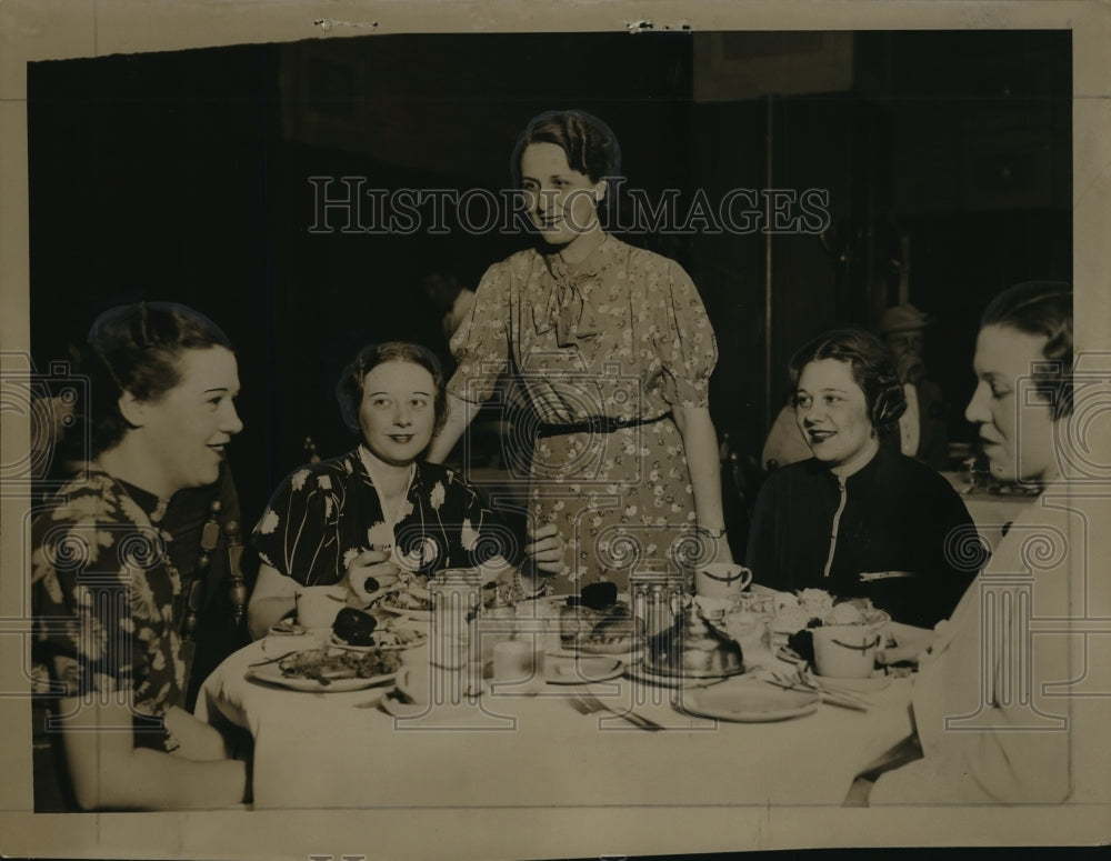 1937 Press Photo Mrs Zanabe Linton, National President Delta Sigma Sorority- Historic Images