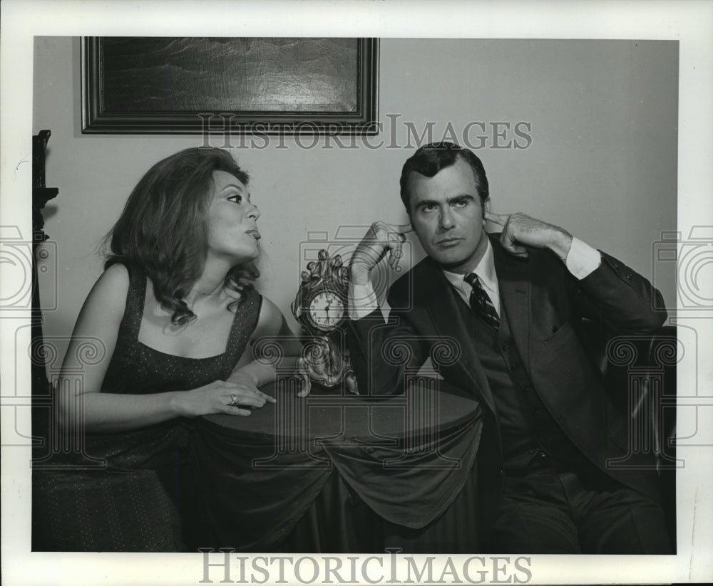 1968 Press Photo Lorinne Vozoff, Milwaukee and David Hull, Chicago - mja17188- Historic Images