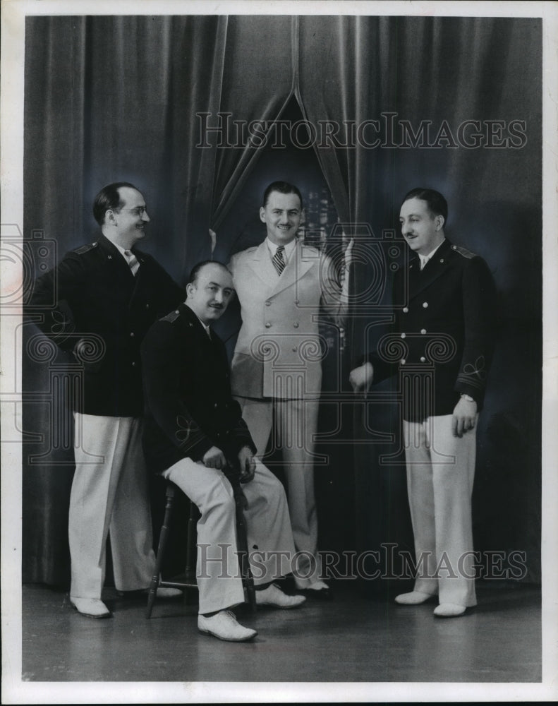 1985 Press Photo The mainstays of the original Heinie and His Grenadiers - Historic Images