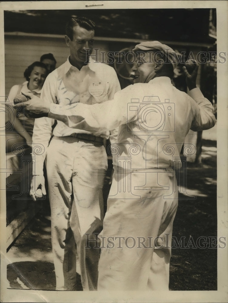 1938 Press Photo George B. Downing and Malcolm E. Gregg- Historic Images