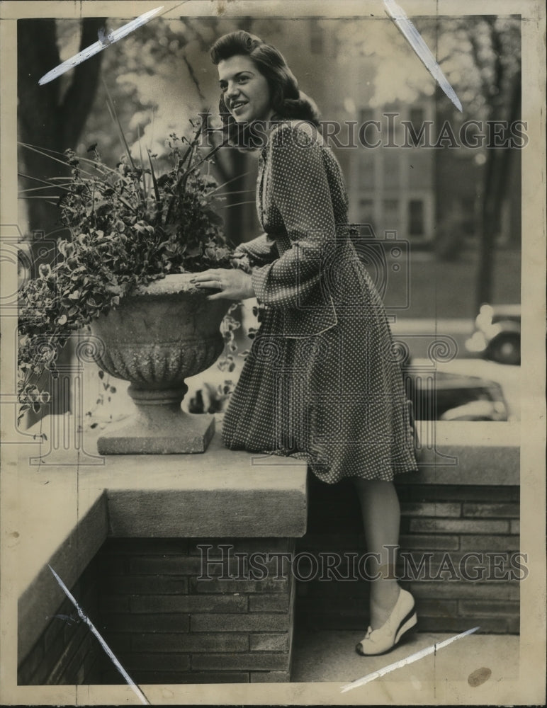1940 Press Photo Pattie Rolfs, now Mrs. John Manning - mja17571