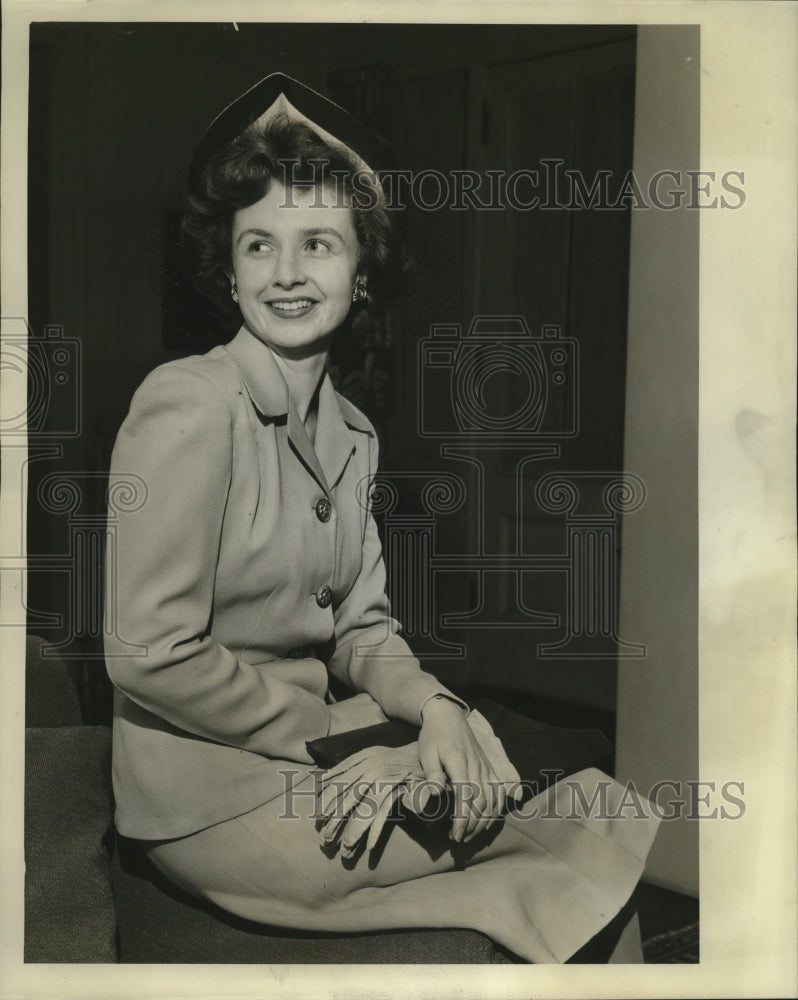 1943 Press Photo Betty Mueller, now Mrs. Walter Healy Ellis Jr.- Historic Images