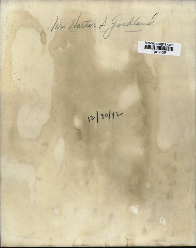 1942 Press Photo Mrs. Walter S. Goodland - mja17929