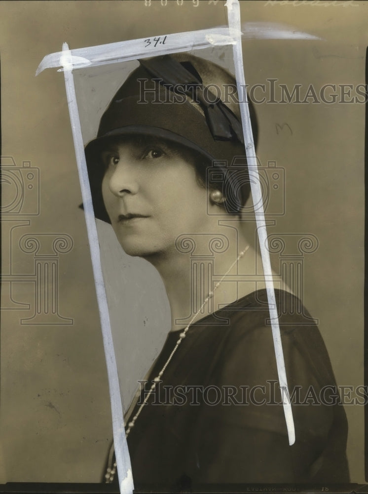 1931 Press Photo Mrs. Joseph Holland of Fenwick Woman&#39;s auxiliary - mja18016