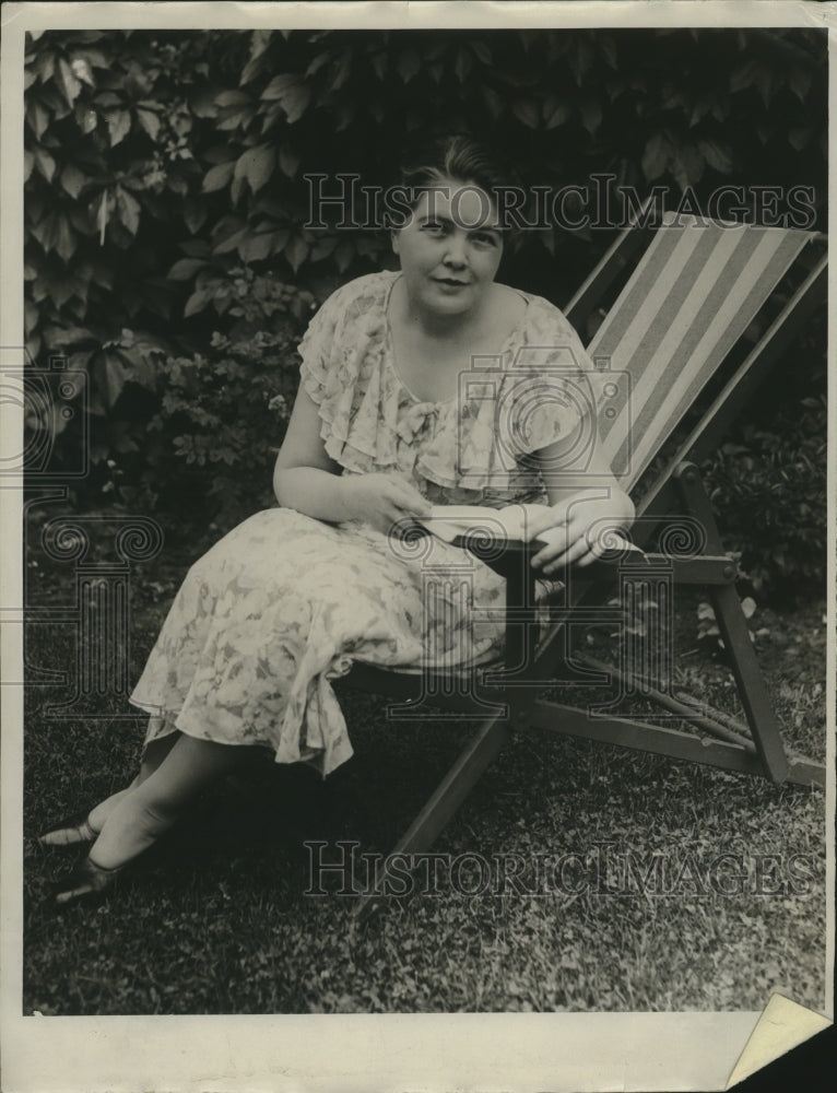 1933 Press Photo Mrs. Russell Brodie- Historic Images