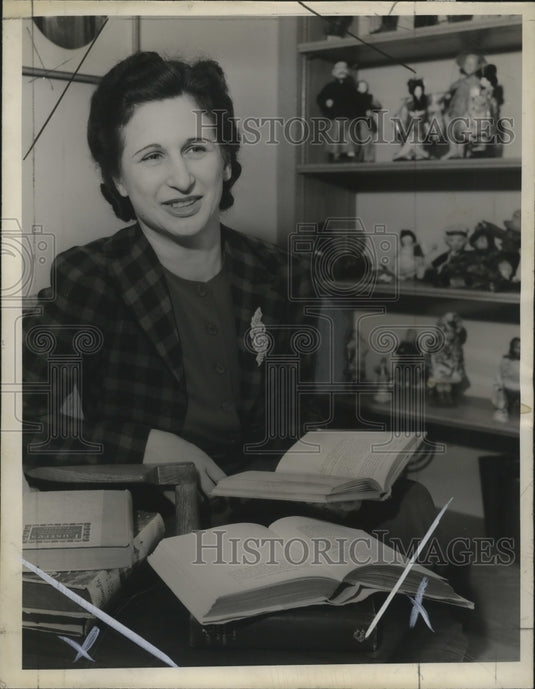 1940 Press Photo Mrs Norman Breslauer, Milwaukee Council of Jewish Women- Historic Images