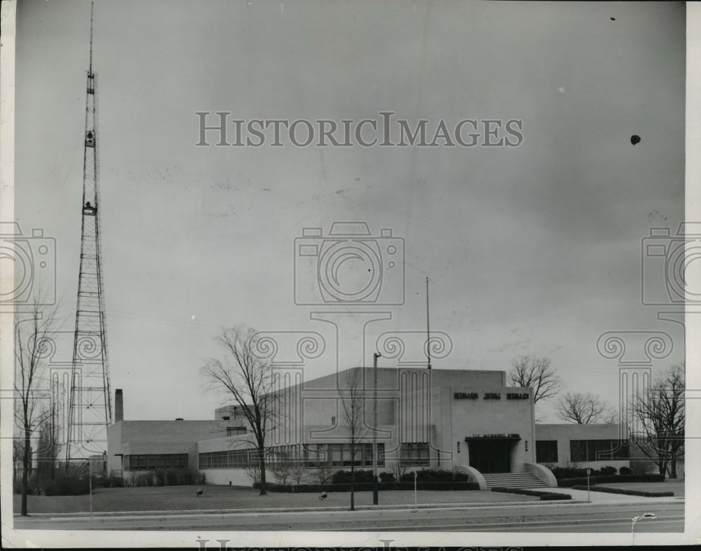 1950 Press Photo WTMJ etc Radio City Exterior - mja19901