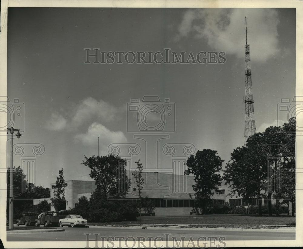 1952 Press Photo WTMJ etc Radio City Exterior - mja19902- Historic Images