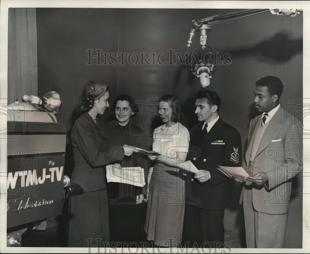 1952 Press Photo A radio-television workshop at Radio City- Historic Images