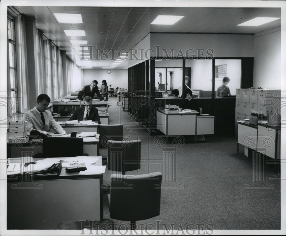 1966 Press Photo WTMJ etc - Radio City - Interior- Historic Images