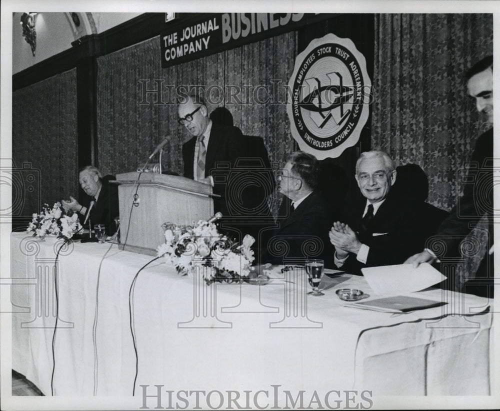 1971 Press Photo The Journal Company Business Dinner - mja20265