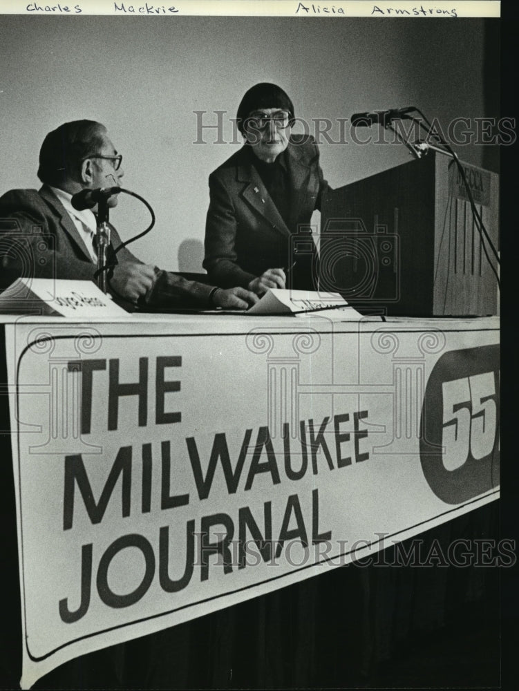 1980 Press Photo Alicia Armstrong, Journal Employee - mja20785