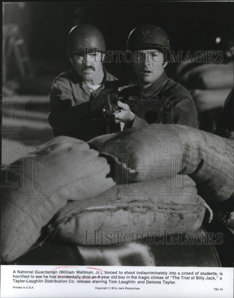 1975 Press Photo A National Guardsman William Wellman Jr. - Historic Images